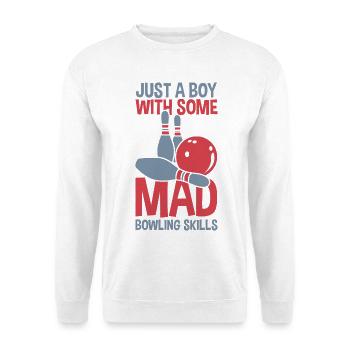 Bowling Boy - Unisex Sweatshirt - white - Front