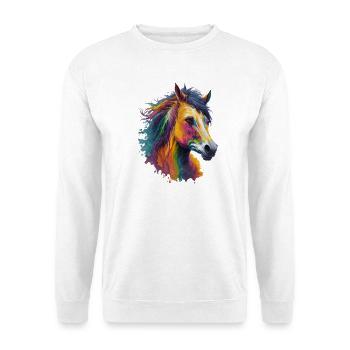 cool dream horse, for all horse fans - Unisex Sweatshirt - white - Front