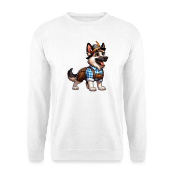Berger bavarois - Sweat-shirt Unisexe - blanc - Devant
