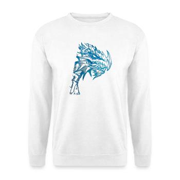 DRACHE - Unisex Pullover - Weiß - Vorne
