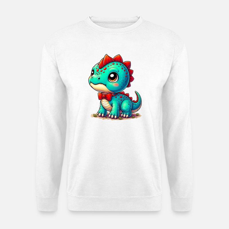 Dinosaurier - Unisex Pullover - Weiß