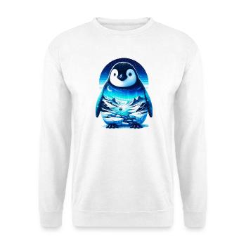 Penguin - Unisex Sweatshirt - white - Front