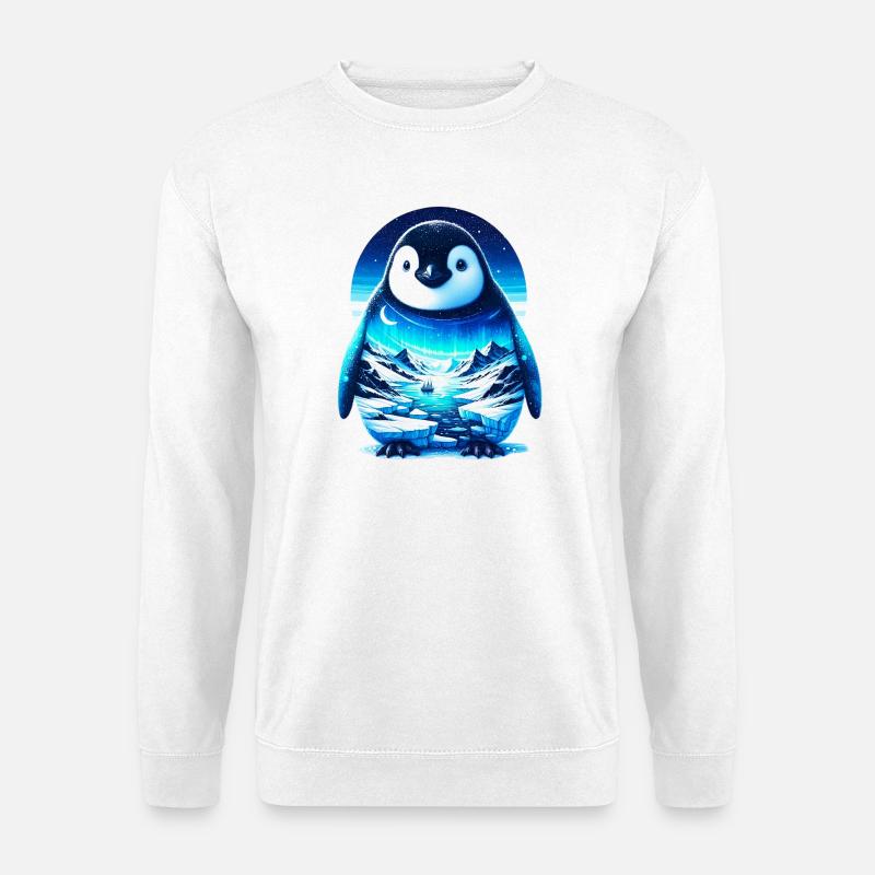 Penguin - Unisex Sweatshirt - white