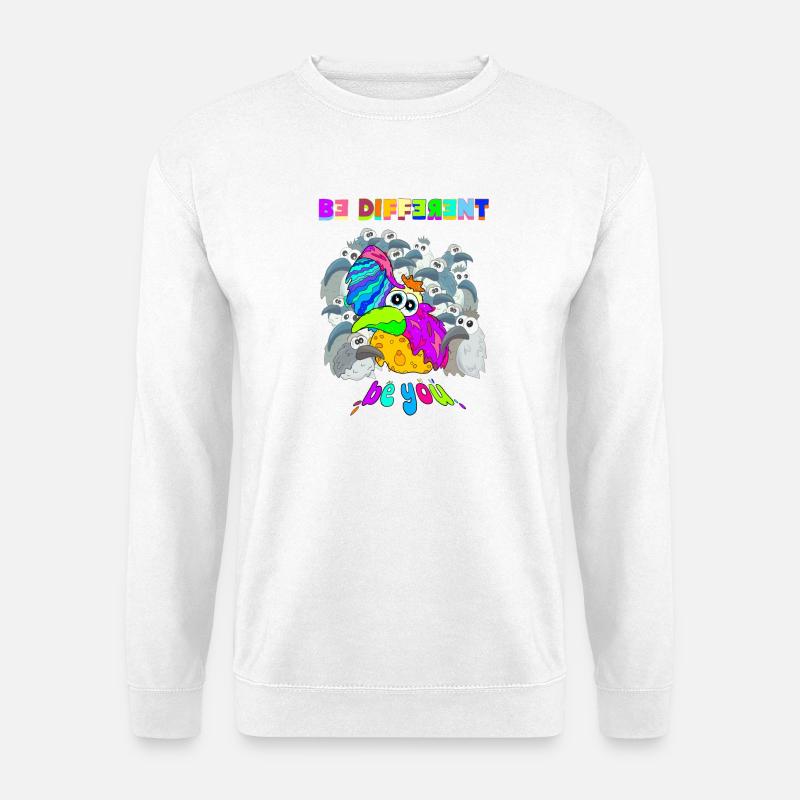 be different - Unisex Pullover - Weiß