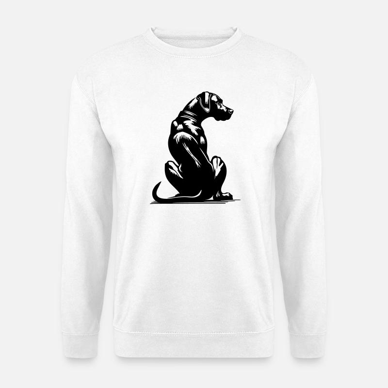 Rhodesian Ridgeback - Unisex Pullover - Weiß