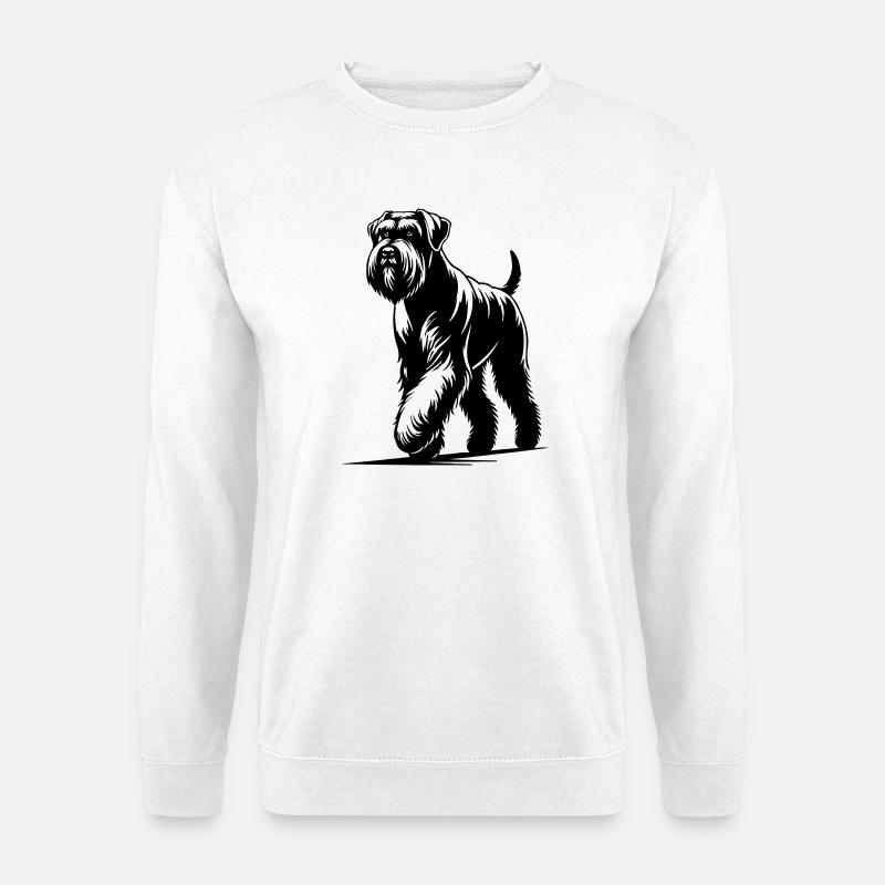 Riesenschnauzer - Unisex Pullover - Weiß
