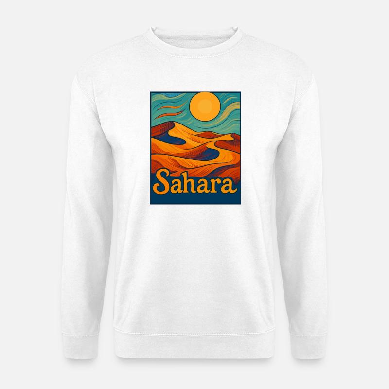 Sahara Wüstentraum - Unisex Pullover - Weiß