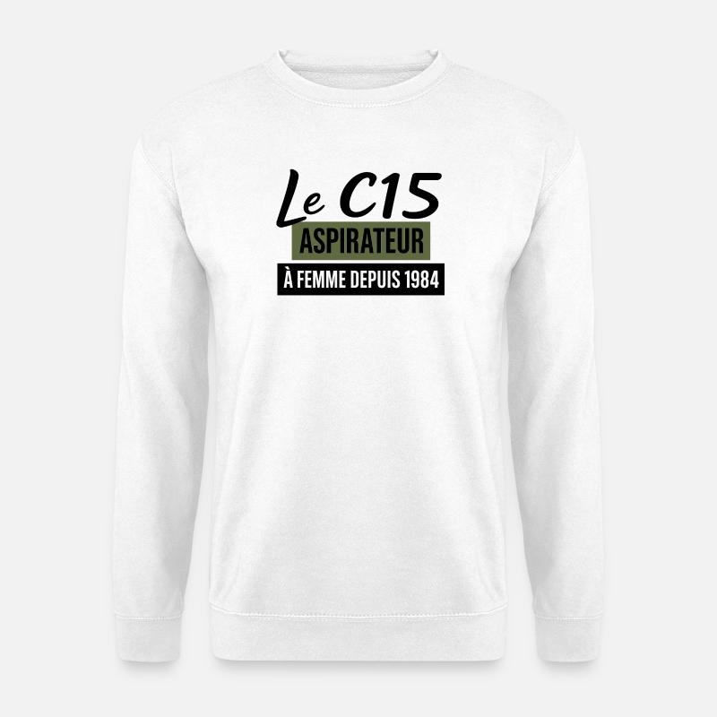 C15 - Unisex Pullover - Weiß