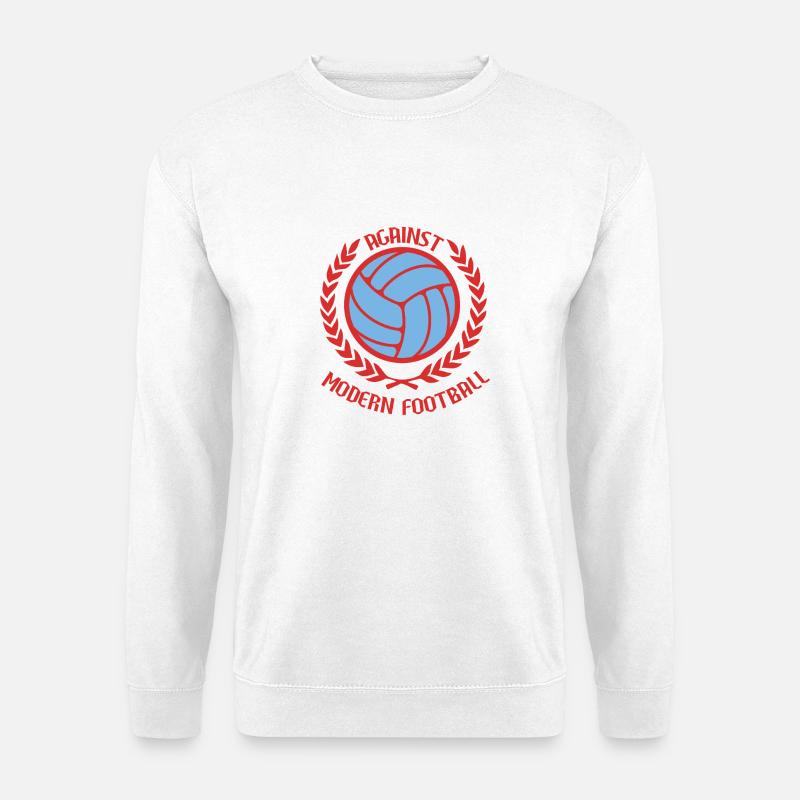 Gegen den modernen Fußball - Unisex Pullover - Weiß
