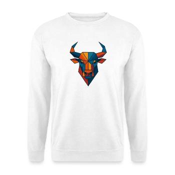 Bull's Head | Taurus Print / Print / Design - Unisex Sweatshirt - white - Front