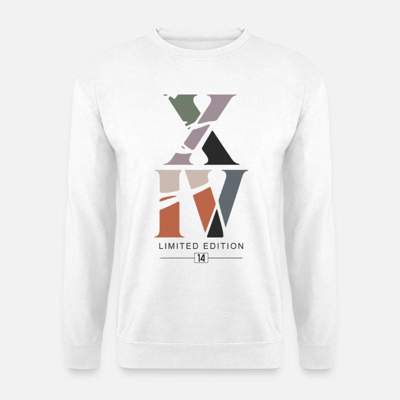 Römisch XIV Limited Edition 14 Jahre Geburtstag - Unisex Pullover - Weiß