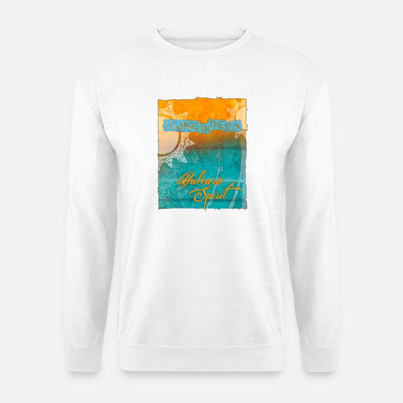 Balearic Islands in the Sun - Unisex Pullover - Weiß