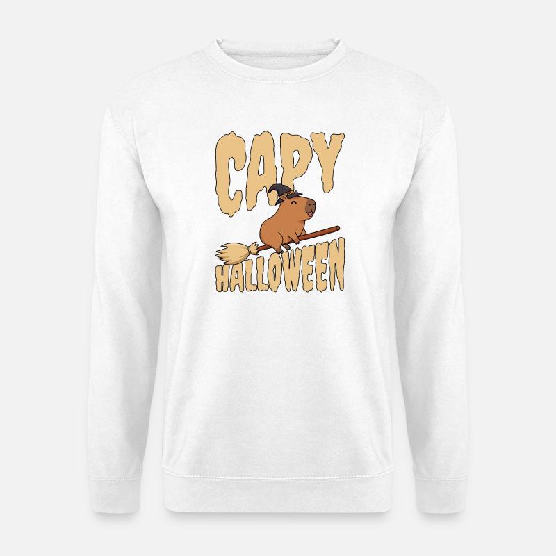 Capybara Halloween - Unisex Pullover - Weiß