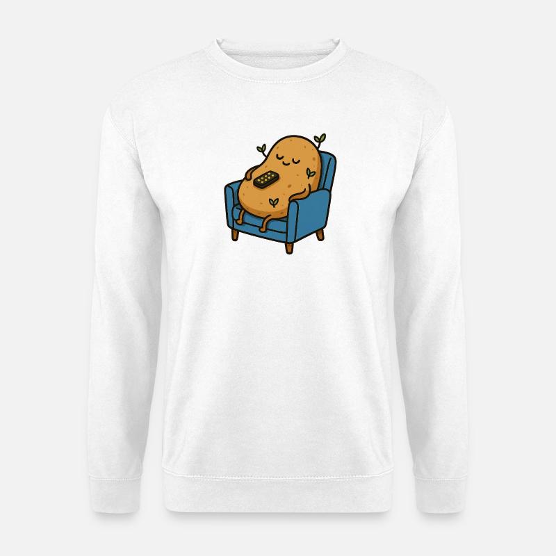 Certified Couch Tuber - Unisex Sweatshirt - white