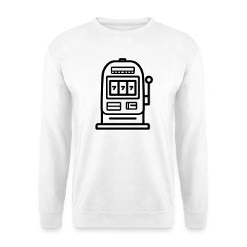 Casino Slot Machine - Unisex Sweatshirt - white - Front