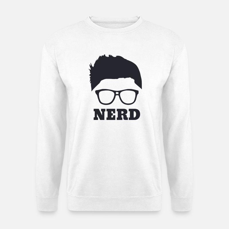 Nerd - Unisex Sweatshirt - white