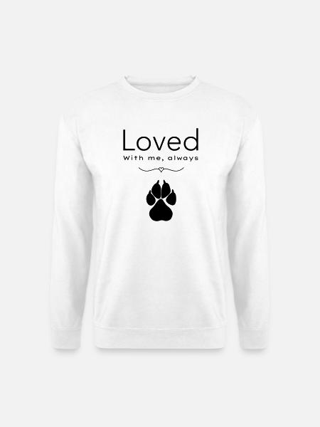 Dog loved - Unisex Sweatshirt - white