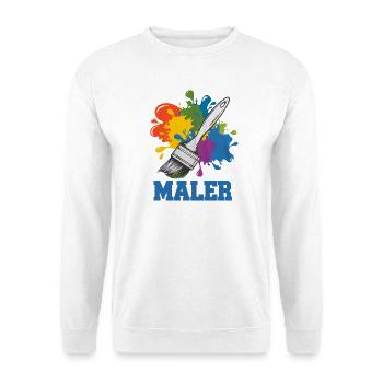 Painter Costume Splashes of Color Carnival Colorful - Unisex Sweatshirt - white - Front