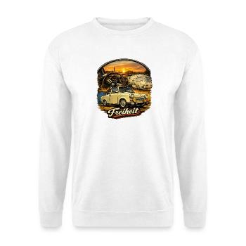 Freedom on wheels - Unisex Sweatshirt - white - Front