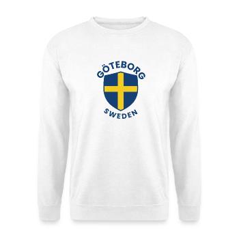 Wappen des Göteborger Schildes Schweden - Unisex Pullover - Weiß - Vorne