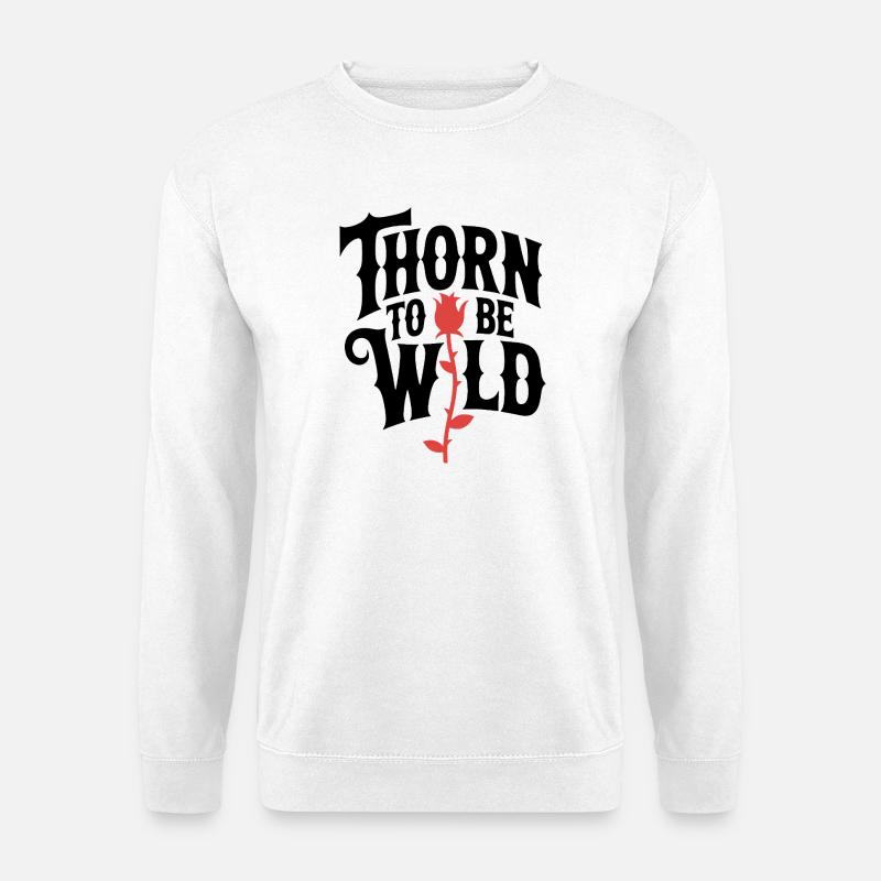 Rosenwild - Unisex Pullover - Weiß
