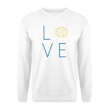 Volleyball Volleyballer Spruch - Unisex Pullover - Weiß - Vorne