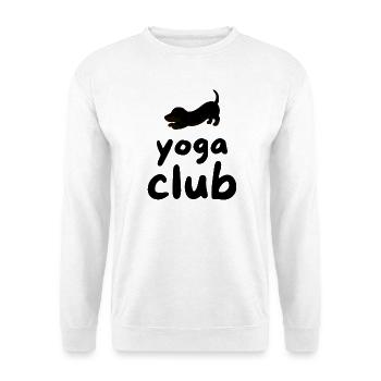Yoga Club - Dog Pose - Unisex Sweatshirt - white - Front