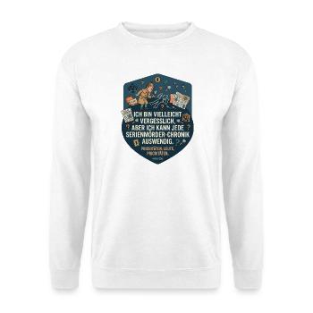 True Crime Humor Serienmörder Spruch - Unisex Pullover - Weiß - Vorne
