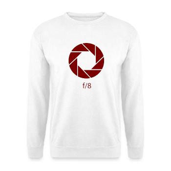 Ouverture - F8-Rouille - Sweat-shirt Unisexe - blanc - Devant