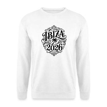 Ibiza 2026 Palme - Unisex Pullover - Weiß - Vorne