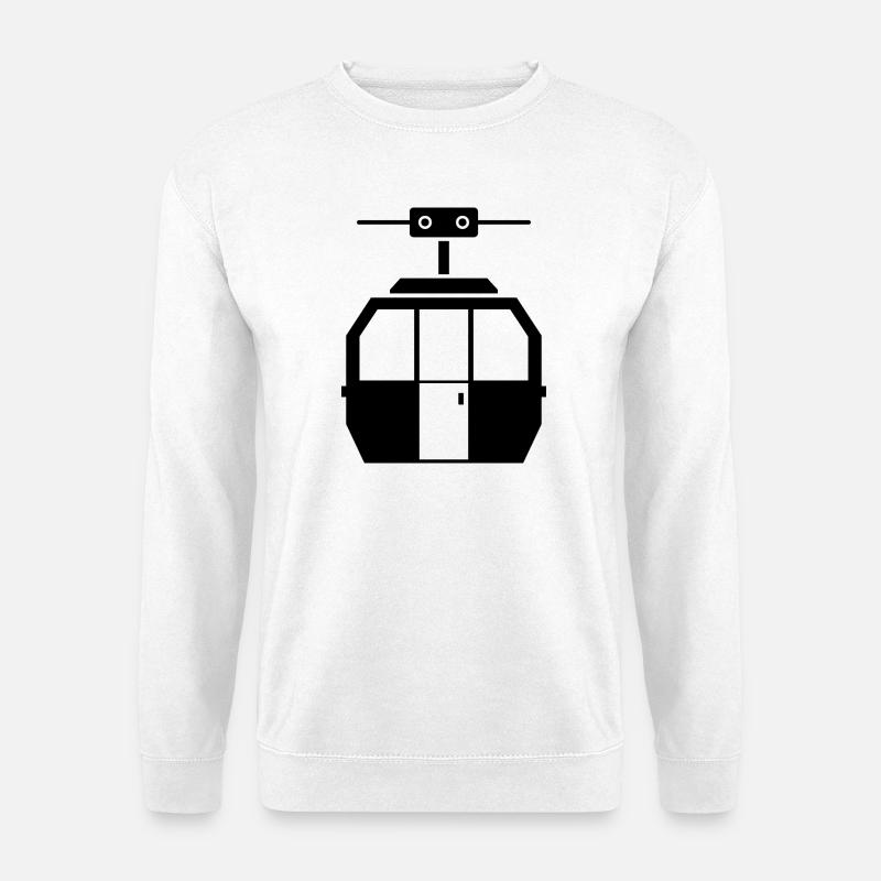Seilbahn - Unisex Pullover - Weiß
