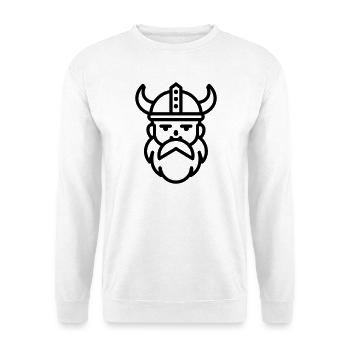 Wikinger - Unisex Pullover - Weiß - Vorne
