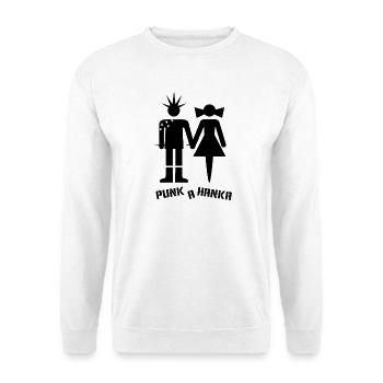 PUNK A HANKA - Unisex Sweatshirt - white - Front