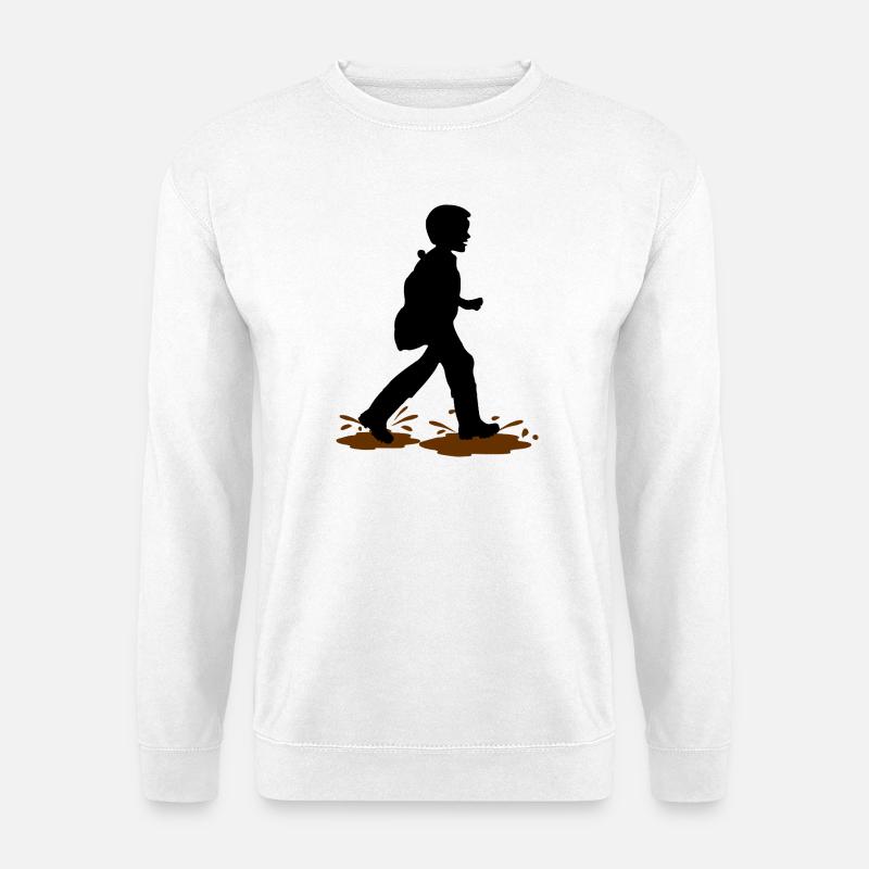 Wadloper Boy – Mud Fun - Unisex Sweatshirt - white