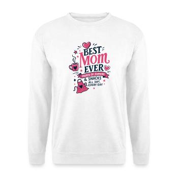 Meilleure maman de cuisine : Diction - Sweat-shirt Unisexe - blanc - Devant
