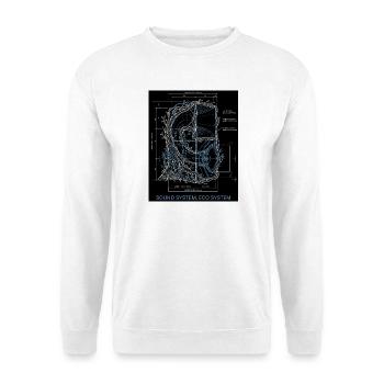 Eco sound system - Unisex Sweatshirt - white - Front