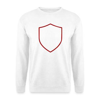 Modèle de texture de fond rouge Personnaliser - Sweat-shirt Unisexe - blanc - Devant