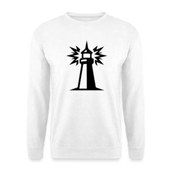 Icône du Phare - Sweat-shirt Unisexe - blanc - Devant