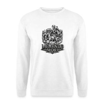 Römischer Wagen: Memento Mori - Unisex Pullover - Weiß - Vorne
