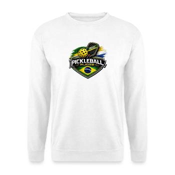 Pickleball BRASILIEN - Unisex Pullover - Weiß - Vorne