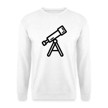 telescope - Unisex Sweatshirt - white - Front