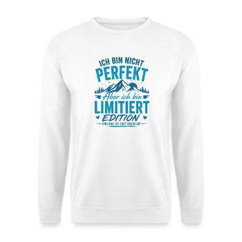 Nicht Perfekt, Aber Limitierte Edition - Unisex Pullover - Weiß - Vorne
