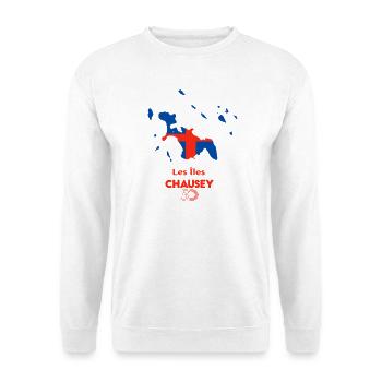 Îles Chausey - Sweat-shirt Unisexe - blanc - Devant