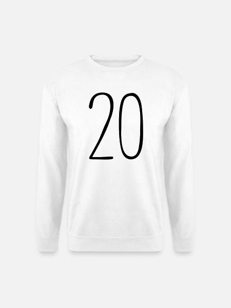 20 - Unisex Pullover - Weiß