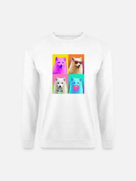 Polarfüchse Polarfuchs - Unisex Pullover - Weiß