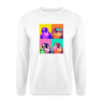 Falken Falke - Unisex Pullover - Weiß - Vorne - Alina (178cm) & Michal (187cm)