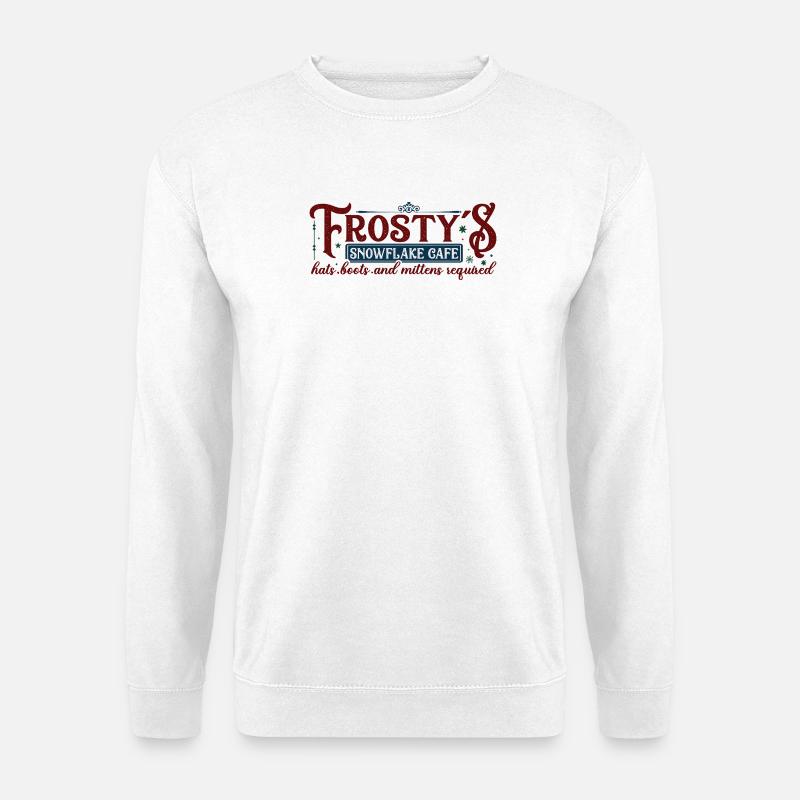 Frosty’s Snowflake Café - Unisex Pullover - Weiß