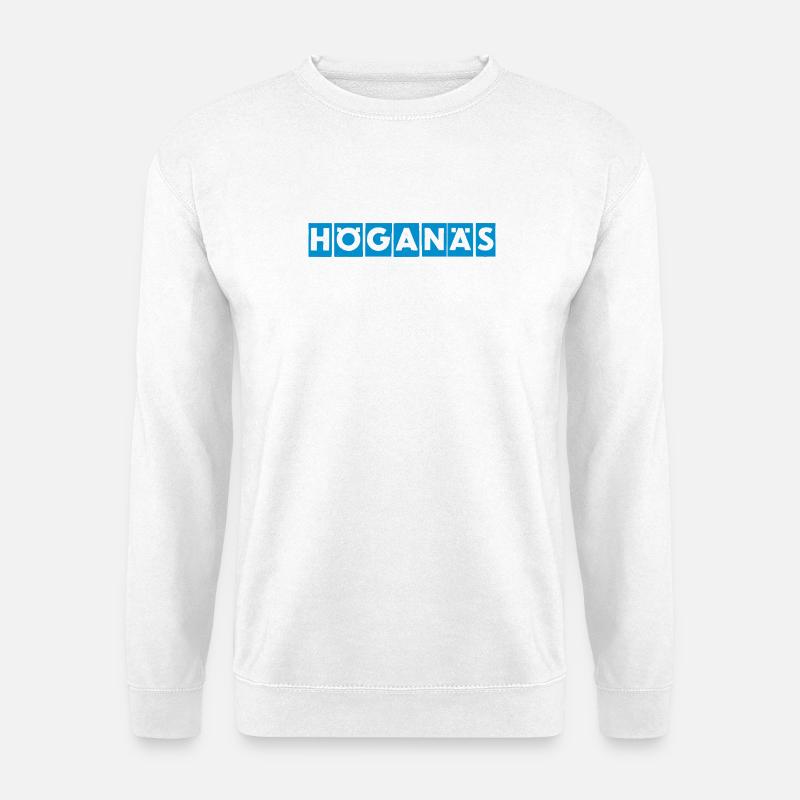 Höganäs Skåne Sky Blue - Unisex Pullover - Weiß