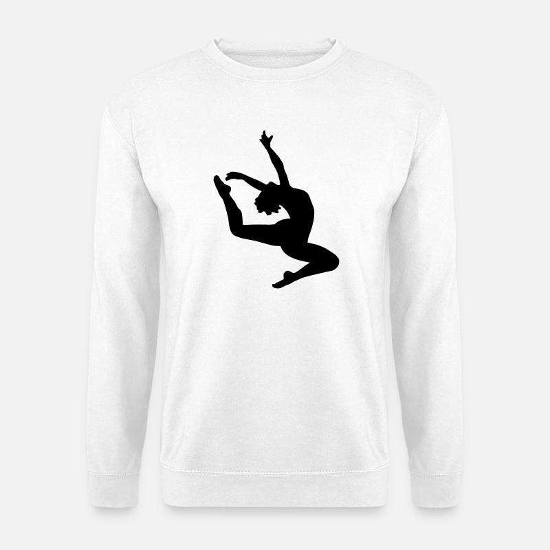 Springen Mädchen - Unisex Pullover - Weiß