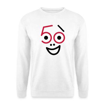 50 years old and still fresh! - Unisex Sweatshirt - white - Front